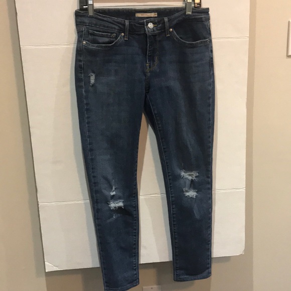 LEVI'S 711 SKINNY JEANS - DAMAGE IS DONE, size 28 - Picture 10 of 13